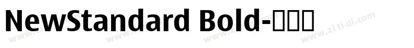 NewStandard Bold字体转换